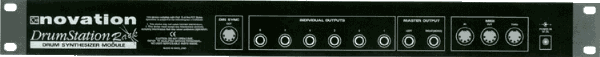 Novation Drum Station Rear Panel